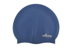 SwimTech Unisex Adult Silicone Swim Cap (Royal Blue) (One Size)