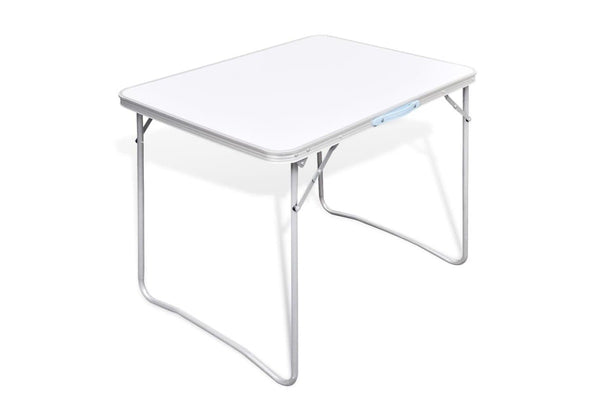 Foldable Camping Table With Metal Frame 80 x 60 Cm Aotxa