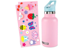 Skip Hop: Stainless Steel Canteen Bottle - Pink (380ml)