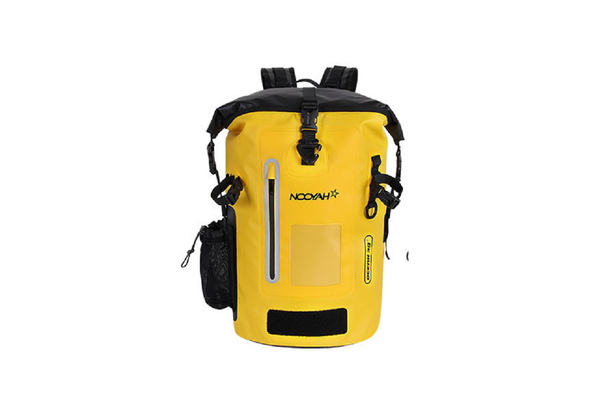 Nooyah Ipx8 Waterproof Bike Cycle Outdoor Sports Backpack Double-Layer Bag Yellow - One Size