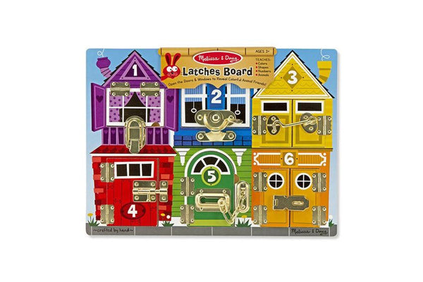 Melissa & Doug - Wooden Latches Board