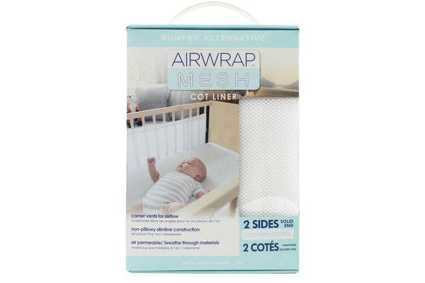 Airwrap: Mesh Cot Liner 2 Sides - White