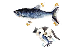 Interactive Fish Plush Toy For Cats