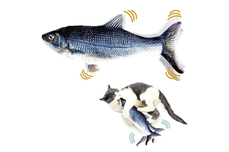 Interactive Fish Plush Toy For Cats