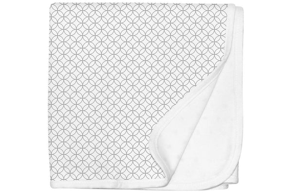 Silly Billyz: Jersey Swaddle Blanket - Geo Circles