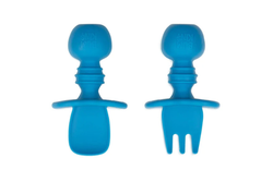 Bumkins: Silicone Chewtensils - Dark Blue