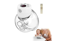 Wearable Electric Breast Pump Portable Hands-Free Massage Breastfeeding Pump