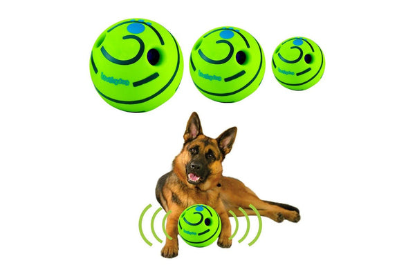 Wobble Giggle Dog Ball Pet Dog Interactive Toy Ball Squeaky Dog Toys Ball