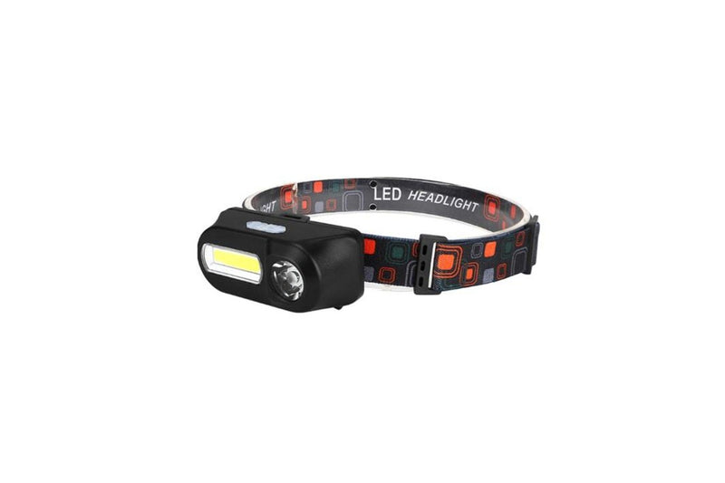 COB LED Headlight Headlamp Head Light Operated Outdoor XPE 18650