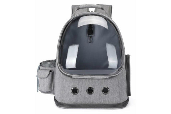 Pet Backpack Carrier Bubble Bag - Grey