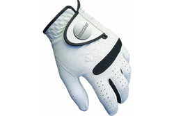 Longridge Mens Tour Dry Left Hand Golf Glove (White/Black) (L)