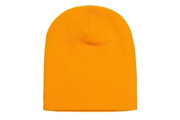 Yupoong Flexfit Unisex Heavyweight Standard Beanie Winter Hat (Gold) (One Size)