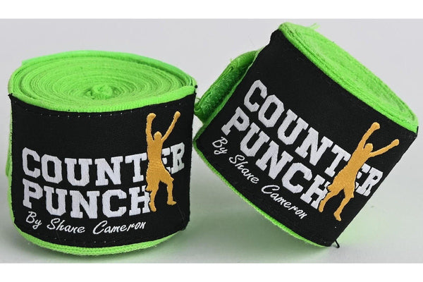 Counterpunch Long Wraps - 4.5m - Fluro Green