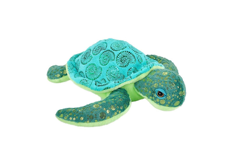 Wild Republic:Foilkins Junior Sea Turtle - 8" Plush