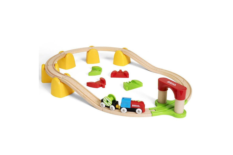 25pc Brio My First Railway Battery Train Set Kids Toddler Educational Toy 18m+