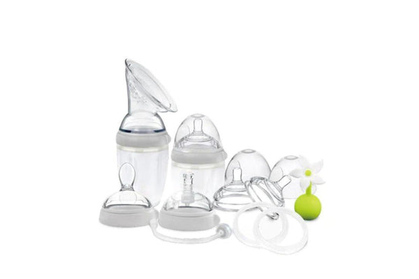 Haakaa: Generation 3 Silicone Breast Pump and Bottle Premium Pack - Grey