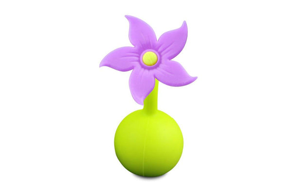 Haakaa: Silicone Breast Pump Flower Stopper Lily - Purple