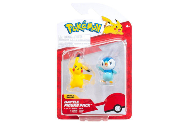 Pokemon: Battle Figure Pack - Puplip & Pikachu