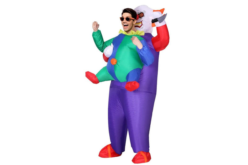 Inflatable Clown Costume Adult Suit Halloween Cosplay