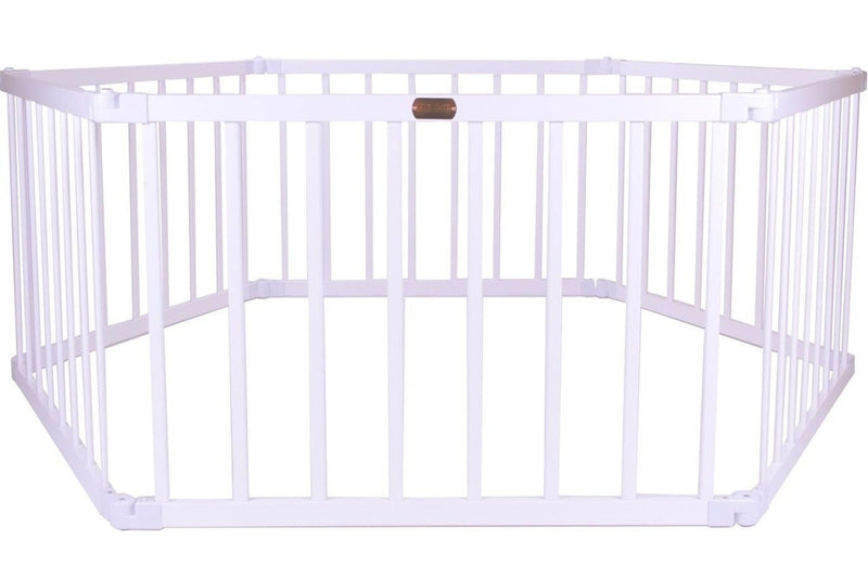 TikkTokk: Little Boss Hexagon Playpen - White