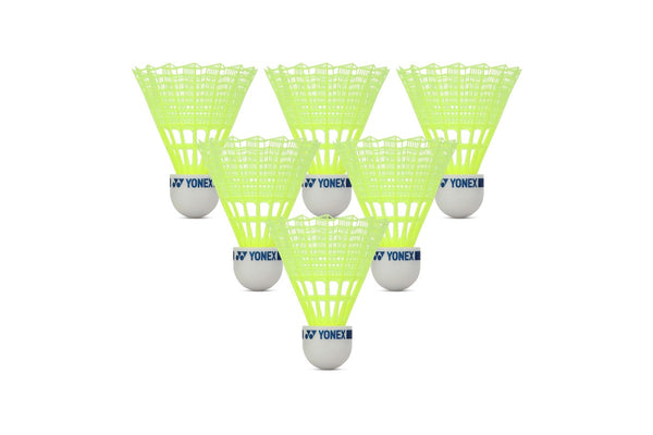 Yonex Mavis 10 Shuttlecock (Pack of 6) (Yellow) (One Size)