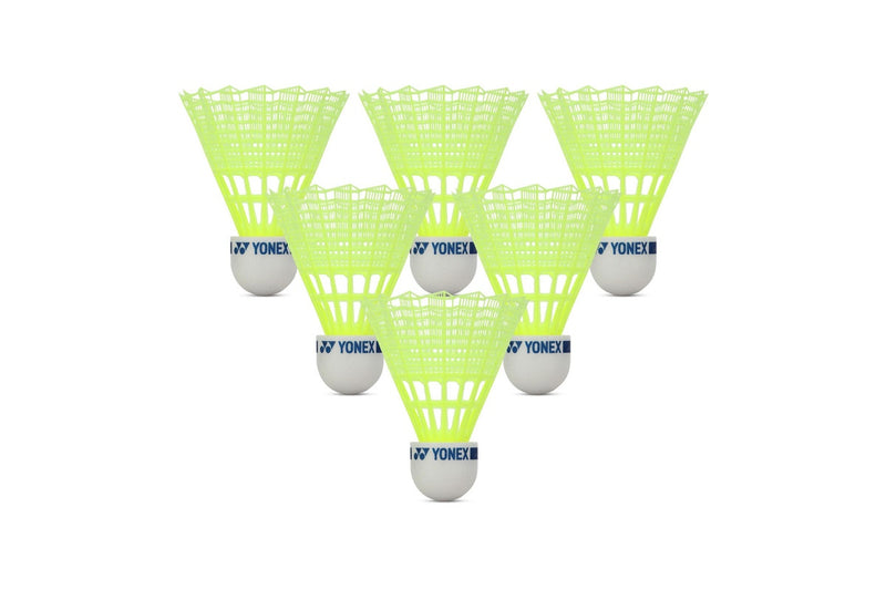 Yonex Mavis 10 Shuttlecock (Pack of 6) (Yellow) (One Size)