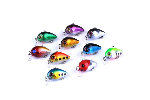 10 Piece Bionic Rock Fishing Lure Set With Box