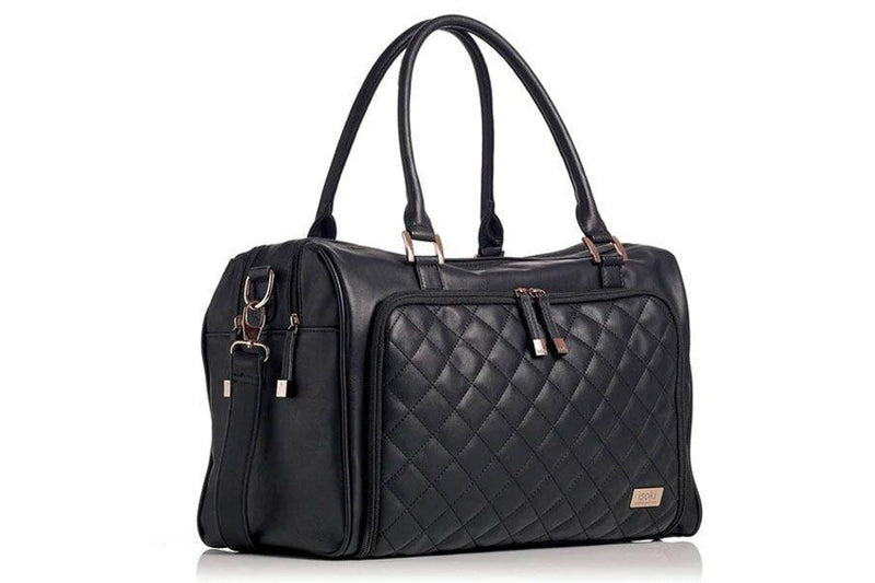 Isoki: Double Zip Satchel - Ebony