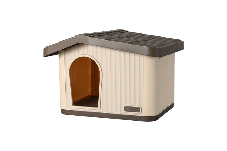 Pawz Dog House Plastic Pet Cage Small Medium Dogs Weatherproof Kennel Vent
