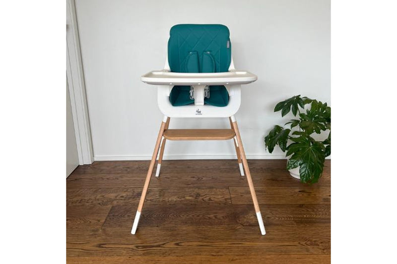 Moose Baby: Ted High Chair - Teal