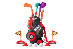 Toddler Golf Ball Game Playset Golf Toy Set Black