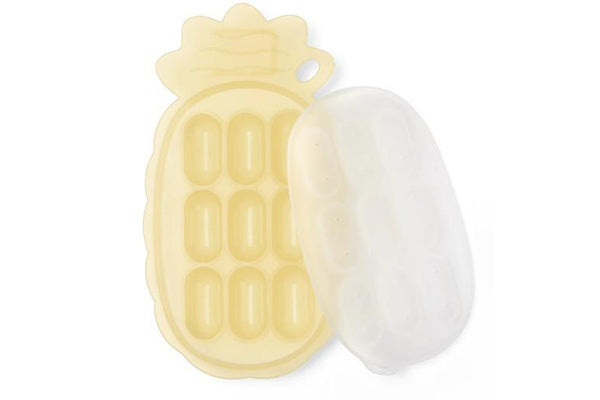 Haakaa: Pineapple Silicone Nibble Tray - Banana (with Label Slot)