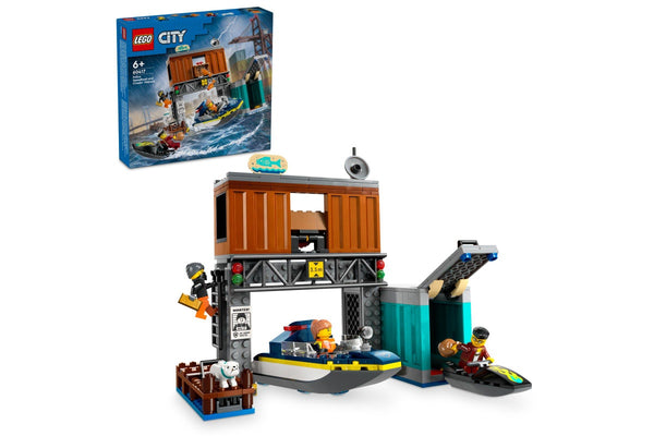 LEGO City: Police Speedboat & Crooks' Hideout - (60417)