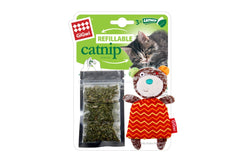 GiGwi: Catch & Scratch, Refillable Catnip Cat Toy - Bear