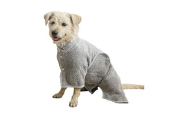 PETSWOL Small Dog Bath Robe - Gray