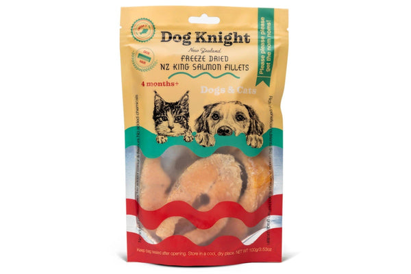 Dog Knight: Freeze Dried Salmon Steak (100g)