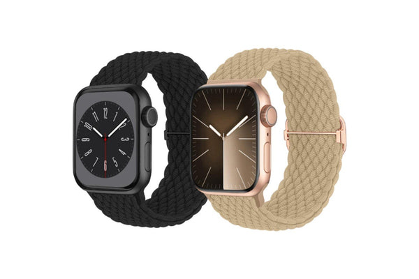 Adjustable Braided Loop Nylon Strap Compatible with Apple Watch Style 6