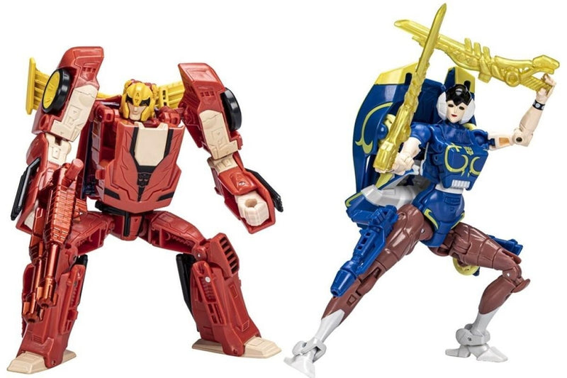 Transformers Collaborative: Street Fighter II Mash-Up - Hot Rod vs. Arcee