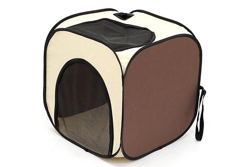 Portable & Foldable Pet Dry Room- Brown