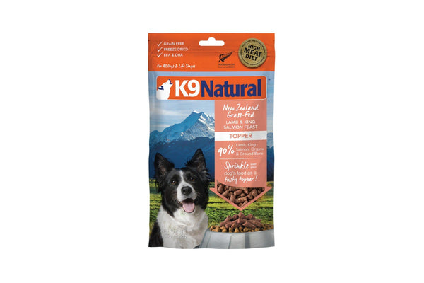 K9 Natural: Freeze-Dried Dog Food Topper Lamb & Salmon 100g