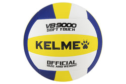 KELME Volleyball Volley Ball Size 5 Official Indoor/Outdoor - White/Dark Blue/Yellow