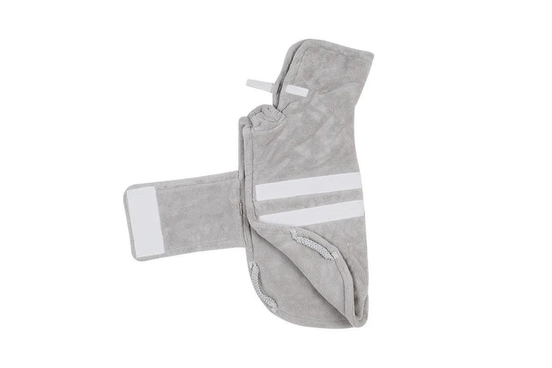 Petswol: Quick Drying Pet Bathrobe - Grey (S)