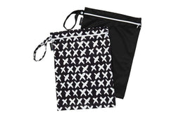 Mum 2 Mum: Wet Bag - Cross/Black (2 Pack)