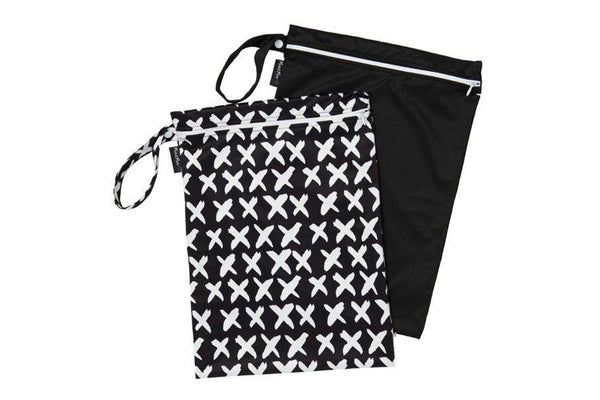 Mum 2 Mum: Wet Bag - Cross/Black (2 Pack)