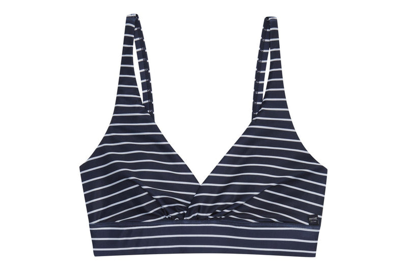 Regatta Womens/Ladies Paloma Stripe Textured Bikini Top (Navy/White) (10 UK)