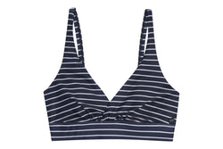 Regatta Womens/Ladies Paloma Stripe Textured Bikini Top (Navy/White) (12 UK)