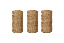 328 Feet Natural Jute Twine Best Arts Crafts Gift Durable Diy Hemp Rope Tan 3Pcs - Standard