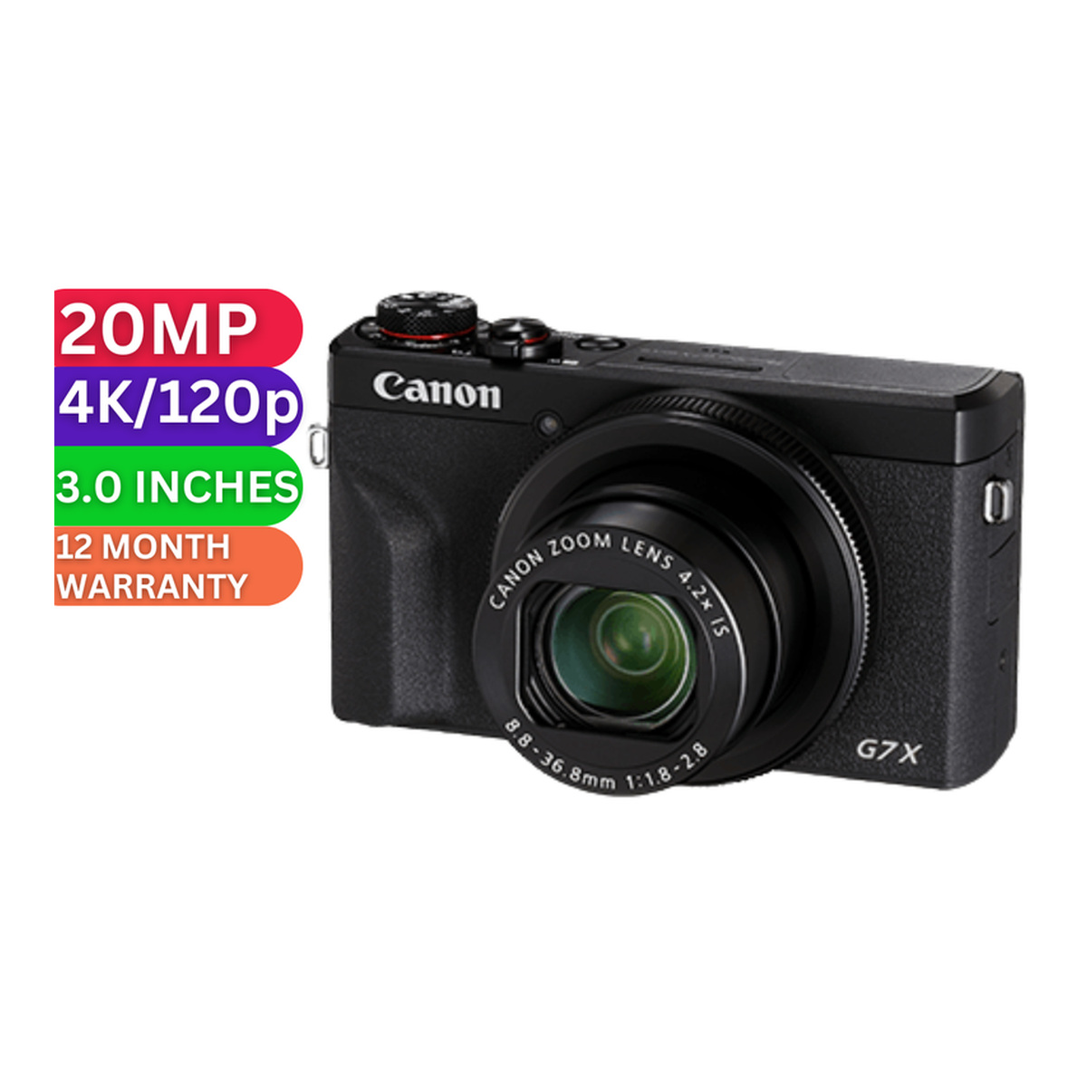 Canon PowerShot G7 X Mark III Black - BRAND NEW