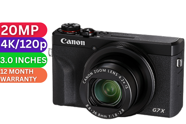 Canon PowerShot G7 X Mark III Black - BRAND NEW