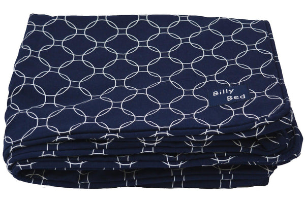 Brolly Sheets: Buddy Cover - Navy Circles (Small)